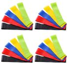 kit 20 faixas elastica de resistencia mini band para treino em casa yoga pilates multifuncional
