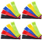 Kit 20 Faixas Elásticas de Resistencia Mini Band para Treino em Casa Yoga Pilates Multifuncional Kit 20 Faixas Elásticas de Resistencia Mini Band para Treino em Casa Yoga Pilates Multifuncional
