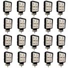 KIT 20 Farol de Milha 48 Luz auxiliar de Led potente 144w 12/24v Caminhão Trator LE-6721