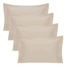 Kit 20 Fronhas Algodão Percal 180 Fios Com 3 Abas Extra Macio Com Transpasse 70x50 cm