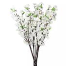 Kit 20 Galhos Flor de Pessegueiro Flores artificial Branco