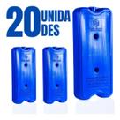 Kit 20 Gelo 200ml Reutilizável De Plástico Cooler Bebidas