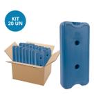 Kit 20 Gelo Placa Gel Artificial Reutilizável Rígido 1000ml Kit 20 Gelo Placa Gel Artificial Reutilizável Rígido 1000ml