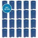 Kit 20 Gelo Placa Gel Artificial Reutilizável Rígido 100ml Kit 20 Gelo Placa Gel Artificial Reutilizável Rígido 100ml