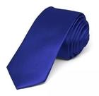 Kit 20 Gravatas Slim Fit Casamento, Padrinhos, Formatura Cor Azul-royal Kit 20 Gravatas Slim Fit Casamento, Padrinhos, Formatura Cor Azul-royal