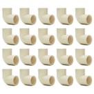 Kit 20 Joelho Cotovelo 90x22mm Cpvc Resistente Água Quente Kit 20 Joelho Cotovelo 90x22mm Cpvc Resistente Água Quente