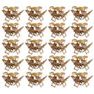 Kit 20 Jogos de Mesa com 4 Cadeiras de Madeira Dobravel 60x60 Ideal para Bar e Restaurante - Mel