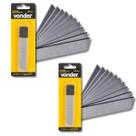 Kit 20 Lâminas Estilete 18mm Segmentada 7 Divisões - Vonder Kit 20 Lâminas Estilete 18mm Segmentada 7 Divisões - Vonder