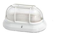 Kit 20 Luminária Arandela Tartaruga Com Grade Parede Externa Cor Branco