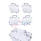 Kit 20 Maleta Maletinha Acrilica Cristal Brinquedo lembrancinha Festa Aniversario Infantil Criança