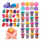 Kit 20 Massinha Modelar Glitter Brinquedo Criança Forminha
