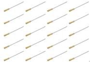 Kit 20 mini espeto churrasco coraçao inox 39 cm churrasquinho matrinox