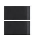 Kit 20 modulo cego preto com 2 peças pezzi linha 50000