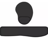Kit 20 Mousepad + 20 Apoio Ergonômico Teclado Antiderrapante