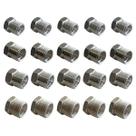Kit 20 Niples Alumínio Para Conexão 6 8 10 12mm Oring Rosca