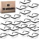 Kit 20 Óculos Incolor De Segurança Jaguar RJ Polifer CA 34082