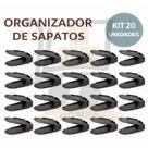 Kit 20 Organizador De Sapato Tênis Com Regulagem de Altura