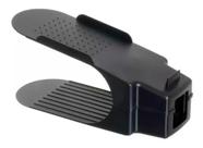 Kit 20 Organizador De Sapato Tenis Sapateira Com Regulagem Altura Preto