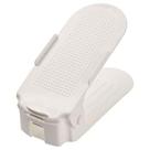 Kit 20 Organizadores Sapato Branco Brilho Regulagem D Altura