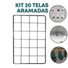 Kit 20 Painel Aramado 20x30cm Decoração Minimalista Galeria Fotos Organização Visual Kit 20 Painel Aramado 20x30cm Decoração Minimalista Galeria Fotos Organização Visual