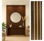 Kit 20 Painel Ripado Autocolante Mdf C/ Dupla Face 45x11 Kit 20 Painel Ripado Autocolante Mdf C/ Dupla Face 45x11