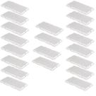Kit 20 Palete Estrado Pallet Plástico Resistente 25x50 Branco