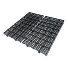 Kit 20 Pallet Estrado Plásticos Preto 25x50x2,5cm Plástico