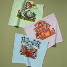 Kit 20 Panos De Prato Pe De Galinha Color Bainha Premium