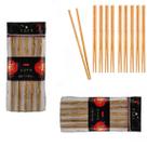 Kit 20 Par Hashi Bambu Oriental Comida Japonesa Restaurante