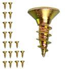 Kit 20 Parafuso 3,5X12mm Cabeça Chata Madeira Metal Parede Carpintaria Alvenaria Marcenaria Fixar