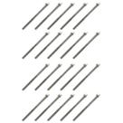 Kit 20 Parafuso Afinação de Bateria 100mm X 6mm