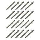 Kit 20 Parafuso Afinação De Bateria 50mm X 5mm 7/32