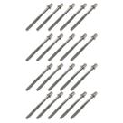 Kit 20 Parafuso Afinação de Bateria 80mm X 6mm