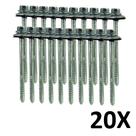 Kit 20 Parafuso para Telha com Arruelas 5/16''X110 mm