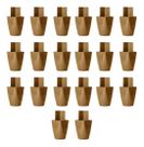 Kit 20 PÃs De MÃ³veis Guarda Roupa Armario Comoda 7cm Marrom