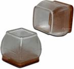 Kit 20 Pçs Proteção Pé Da Cadeira Moveis Quadrado 2,2 A 3cm