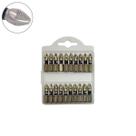 Kit 20 Peças Bits Ph2 25mm Parafusadeira Magnético Curto S2 Antiderrapantes