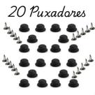 Kit 20 Peças de Puxador Pomel Pegador para Tampa de Panela em Alumínio e Vidro