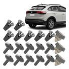 kit 20 peças mall inline badge Grampo Presilha Parabarro Traseiro Nivus