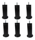 Kit 20 Pes Preto 13cm Altura Para Cama Box Reforçado