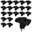 Kit 20 Pino Adaptador Benjamin 3 Saidas Preto 2x10A 1x20A