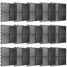 Kit 20 Pisos Modulares Aberto Preto 30x30 Detailer