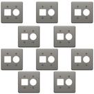 Kit 20 Placa 4x4 Posto Tomada + 2 Interruptor Legrand 8525