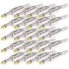 Kit 20 Plug Conector P10 Mono Voik PRTM-P10 Com Mola Prata Kit 20 Plug Conector P10 Mono Voik PRTM-P10 Com Mola Prata