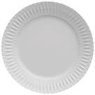Kit 20 Pratos Rasos de Porcelana Germer Branca 26,5cm Relevo Diamante Restaurante Mesa Posta Kit 20 Pratos Rasos de Porcelana Germer Branca 26,5cm Relevo Diamante Restaurante Mesa Posta