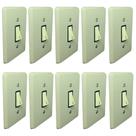 Kit 20 Pulsador Pial Minuteria 2a Cor Cinza 250v C/ Placa