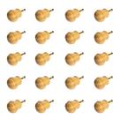 Kit 20 Puxadores de Madeira Redondos P/ Móveis Gavetas Armários Modelo Peão