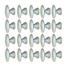 Kit 20 Puxadores Para Móveis Porta Gaveta Armário Ponto Redondo