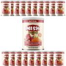 Kit 20 Ração Úmida Natural Misk Carne C/ Cenoura Batata Doce