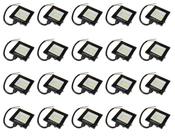 Kit 20 Refletores led IP65 50W 3000k quente LUMANTI